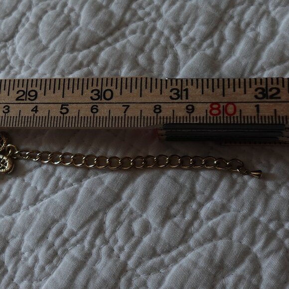 Vintage Gold Tone Statement Necklace - Picture 10 of 11